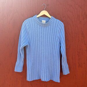 Zulu & Zephyr Light Blue Ribbed Sweater